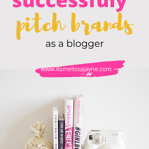 How to successfully pitch brands as a blogger