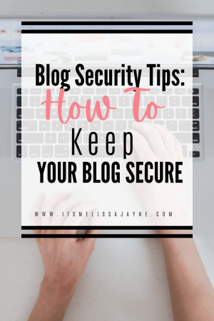 Blog security tips