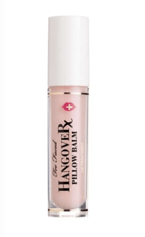 too faced hangover lip treatment, lip balm

